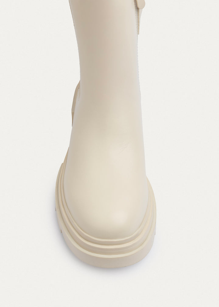 Axis Zip Chelsea Boots | Beige