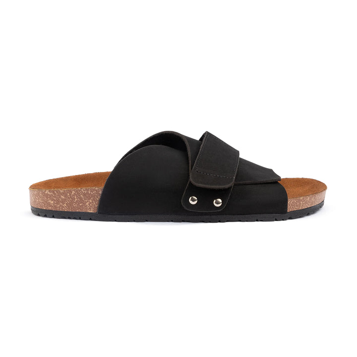 Kyoto Soft Footbed Suede Leather | Black