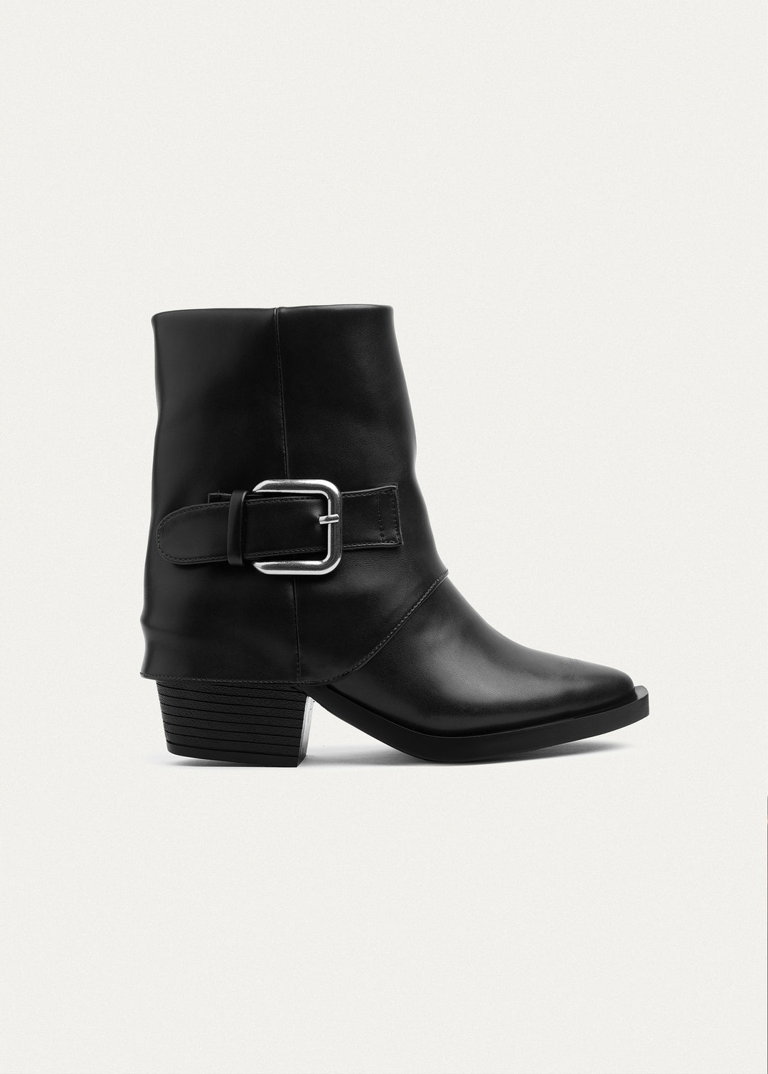 Metro Buckle Boots | Black