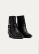 Metro Buckle Boots | Black
