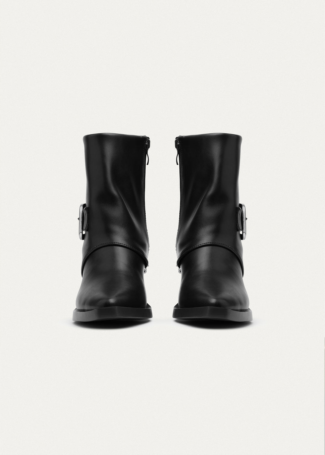 Metro Buckle Boots | Black