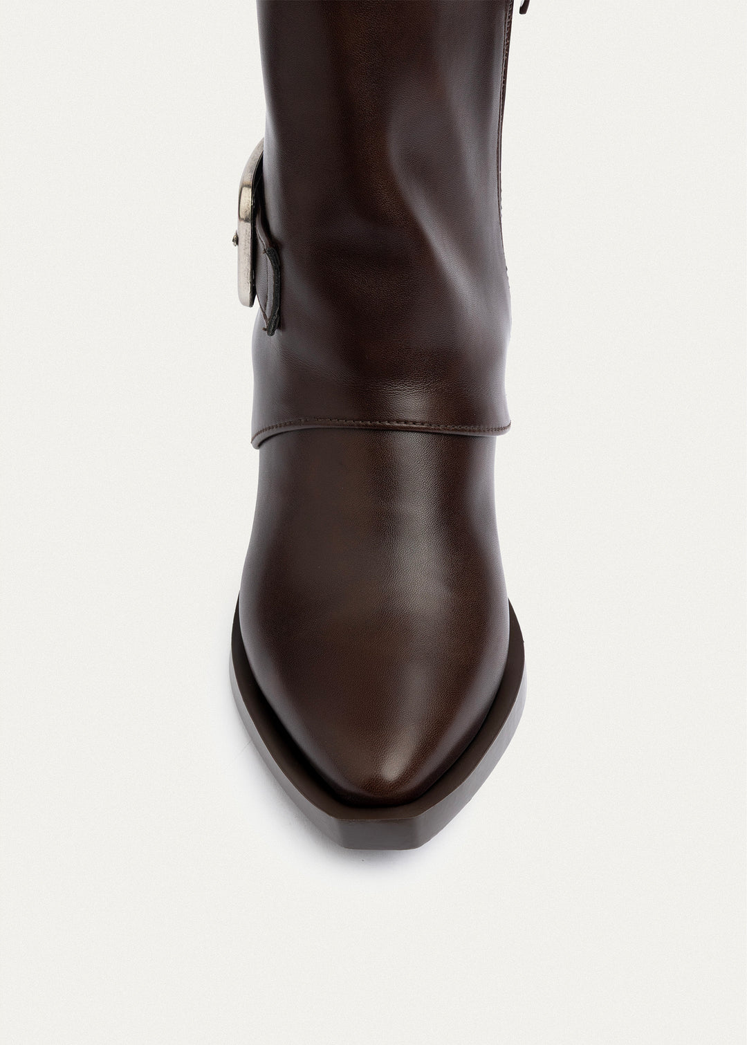 Metro Buckle Boots | Brown