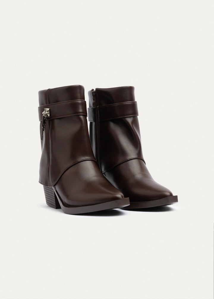 Monarch Strap Boots | Brown