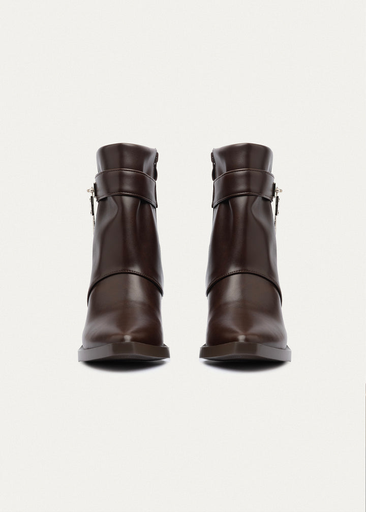 Monarch Strap Boots | Brown