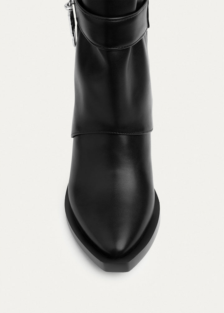 Monarch Strap Boots | Black