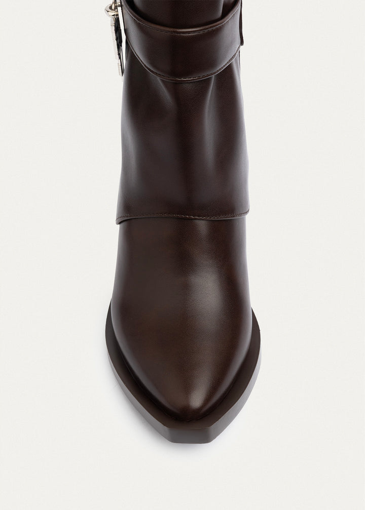 Monarch Strap Boots | Brown