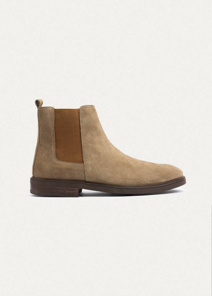 Signature Premium Suede Chelsea Boots | Cafe