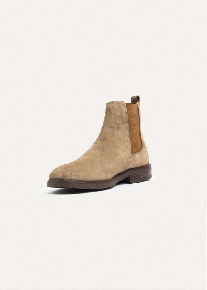Signature Premium Suede Chelsea Boots | Cafe
