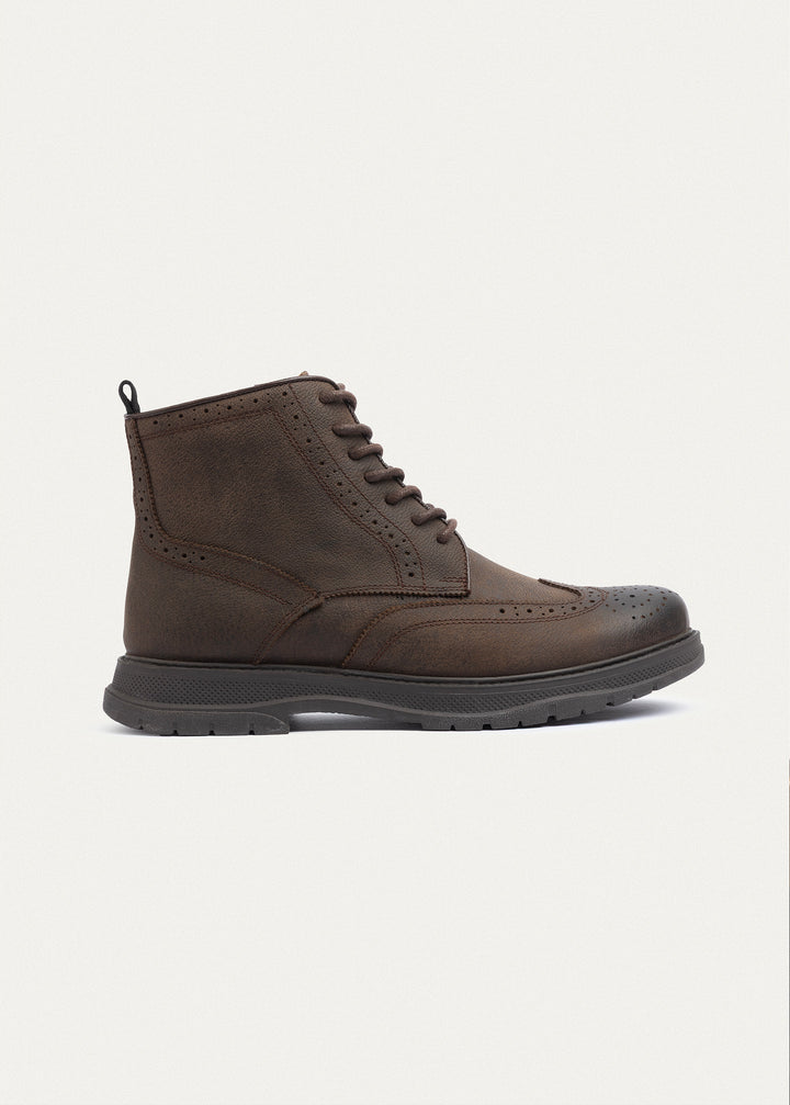 Regent Oiled-Tex Brogue Boots | Brown