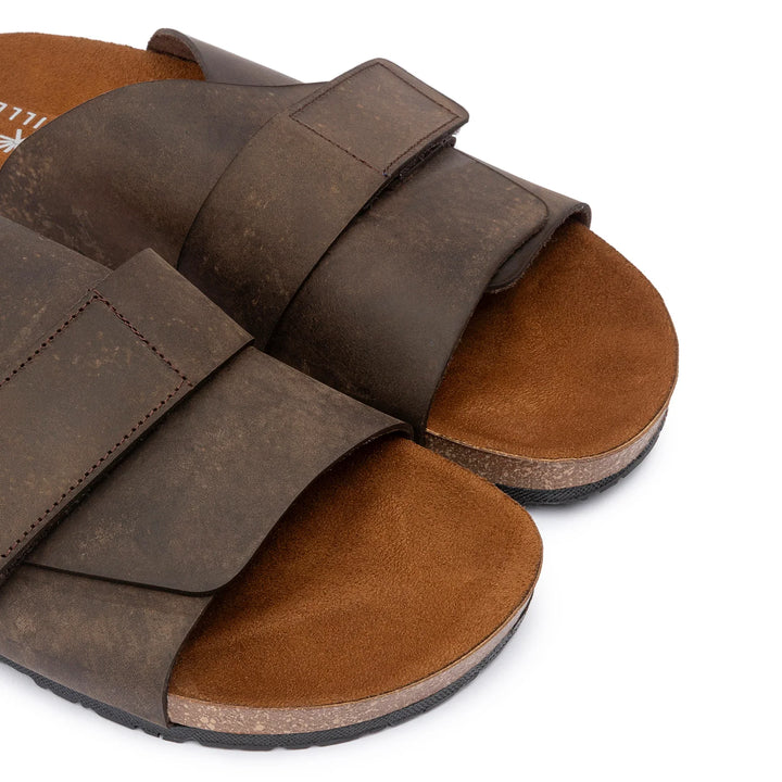 Kyoto Soft Footbed Suede Leather | Brown