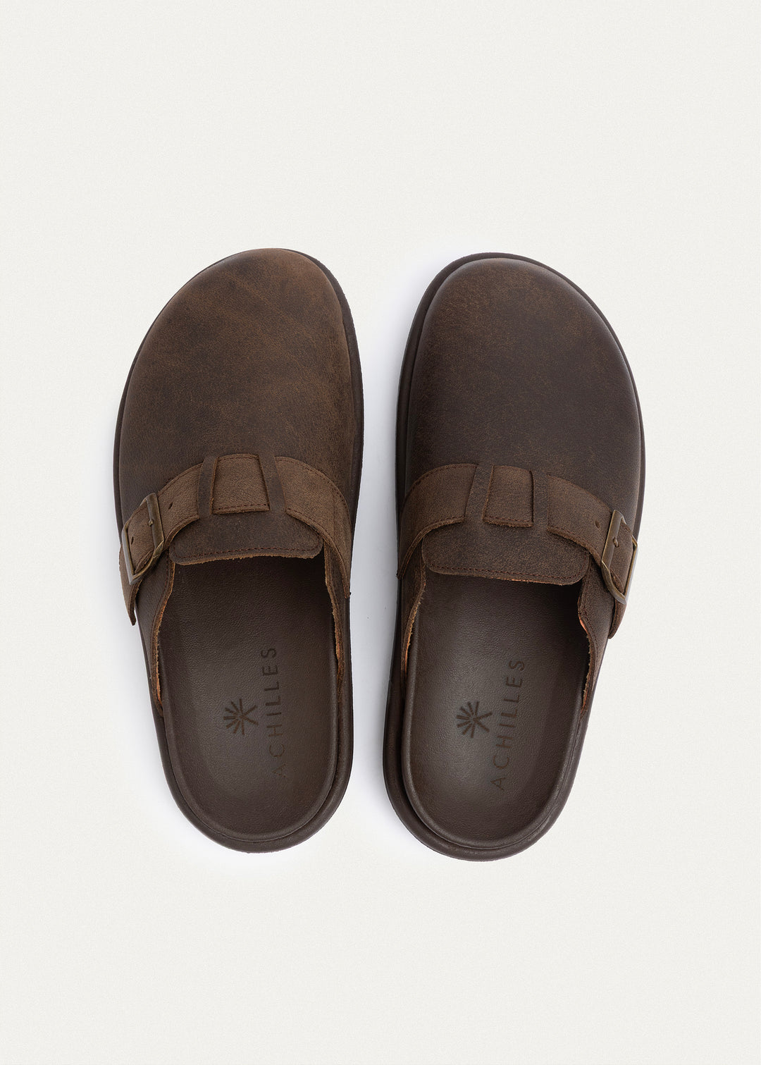 Classic Oiled-Tex Buckle Clogs | Brown