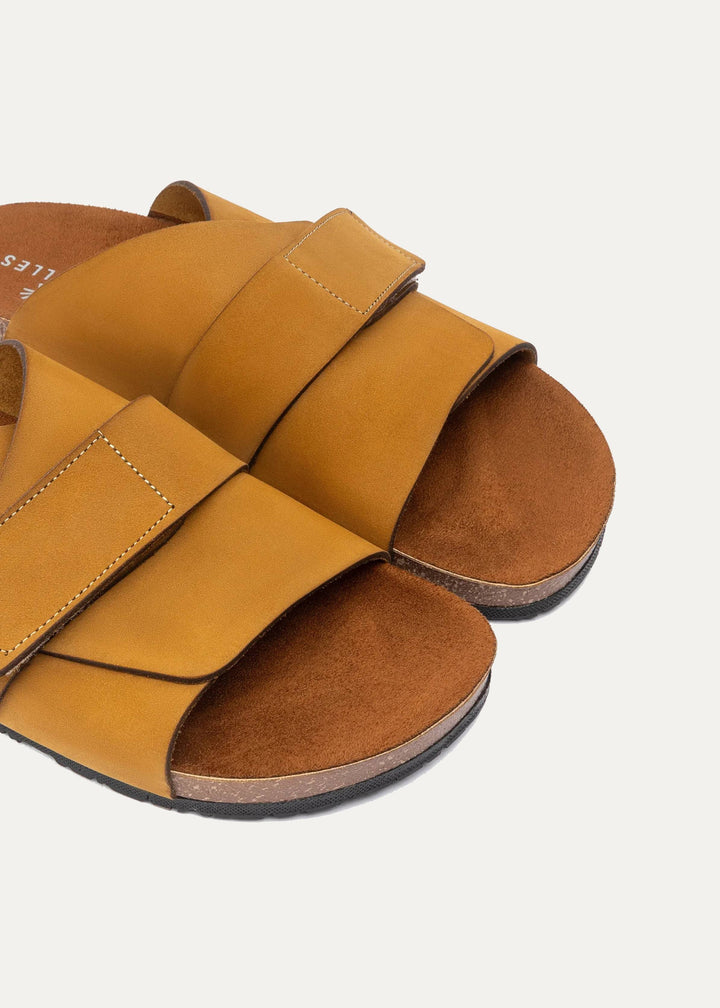 Achilles | Kyoto Soft Footbed Suede Leather -Light Brown