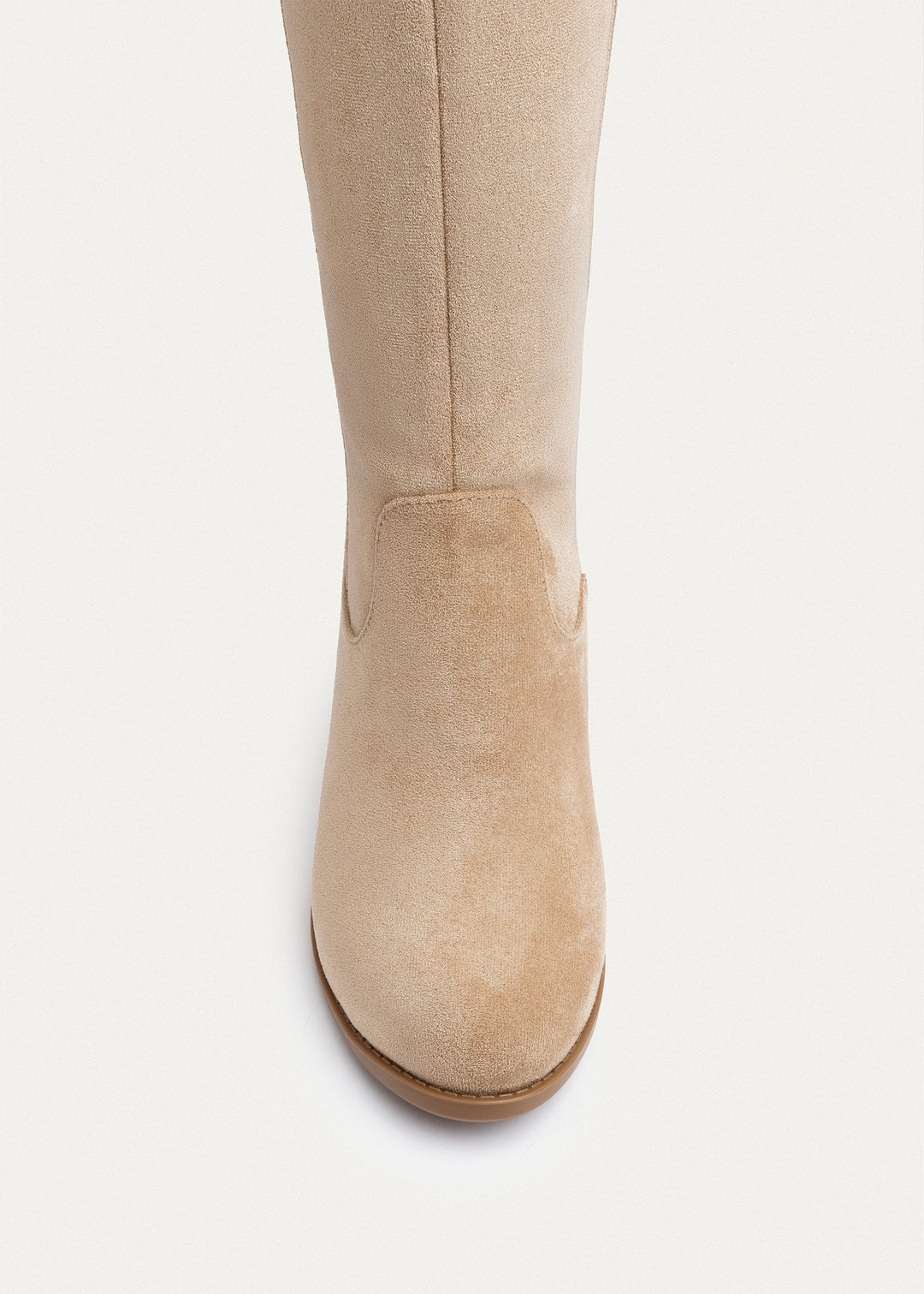 Glimmer Tall Heel Boots | Beige