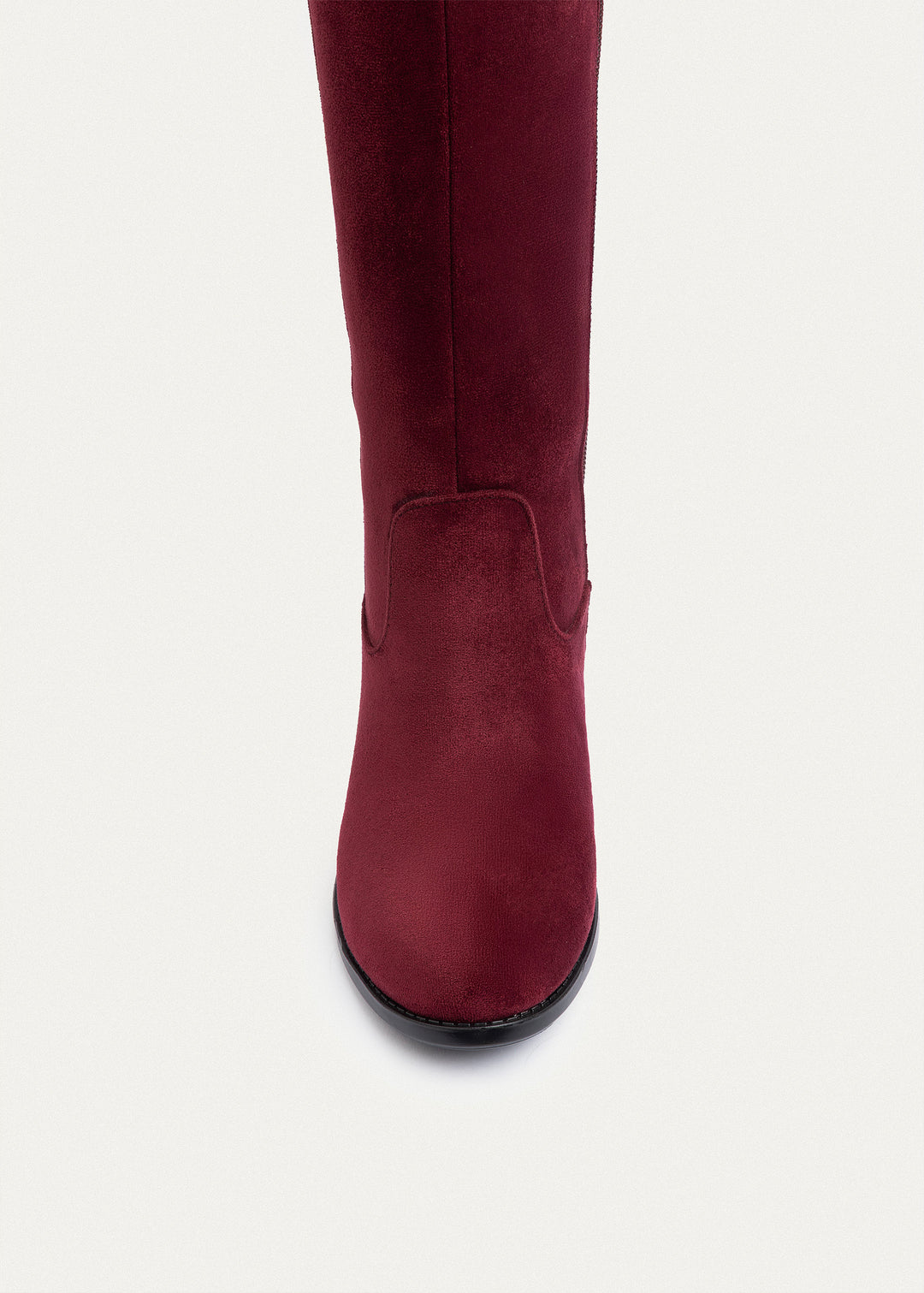 Glimmer Tall Heel Boots | Burguandy