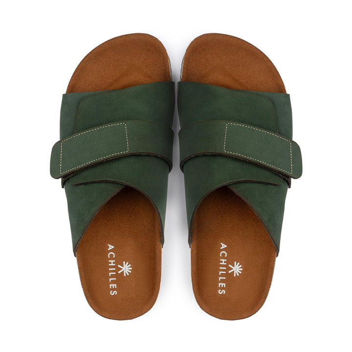 Kyoto Soft Footbed Suede Leather | Olive