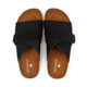Kyoto Soft Footbed Suede Leather | Black