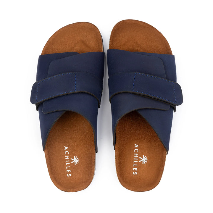 Kyoto Soft Footbed Suede Leather | Navy Blue