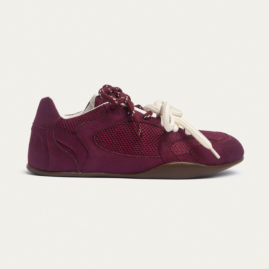 Achilles|G-Sneakers Vogue - Burgundy (Mesh Panel Edition)