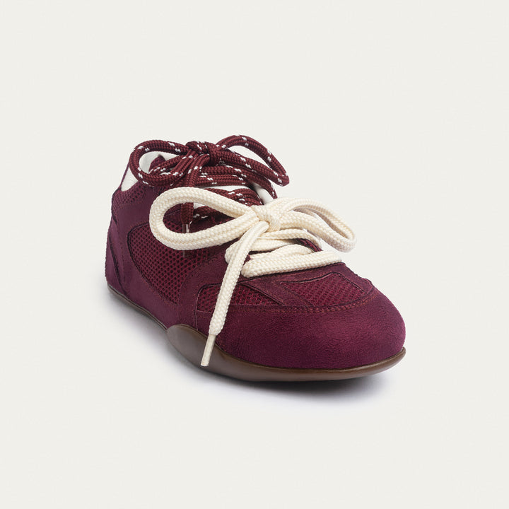 G-Sneakers Vogue | Burgundy (Mesh Panel Edition)