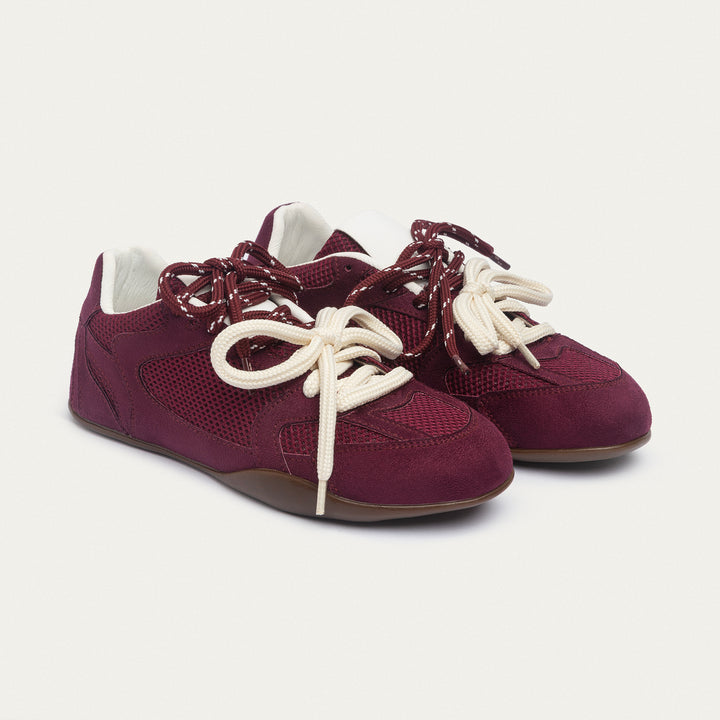 Achilles|G-Sneakers Vogue - Burgundy (Mesh Panel Edition)