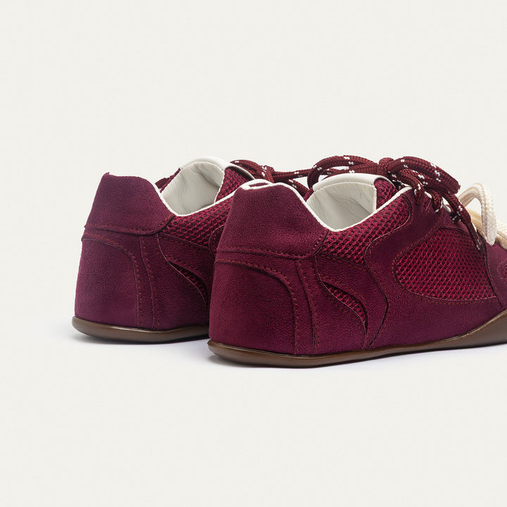 G-Sneakers Vogue | Burgundy (Mesh Panel Edition)