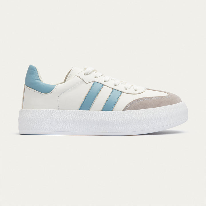 G-Sneakers Pop | White & Sky Blue