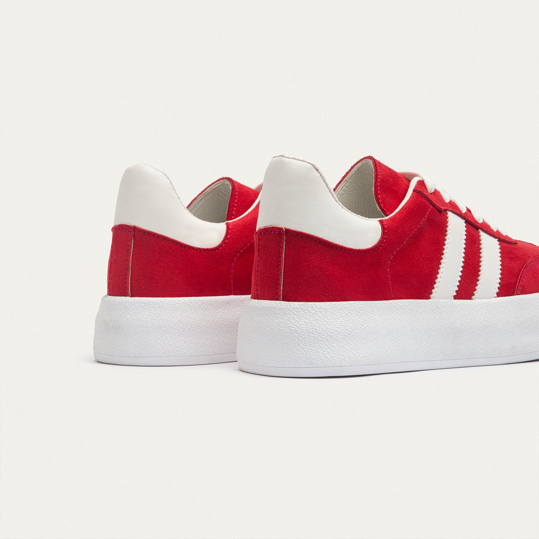 Achilles|G-Sneakers Pop - Red & White