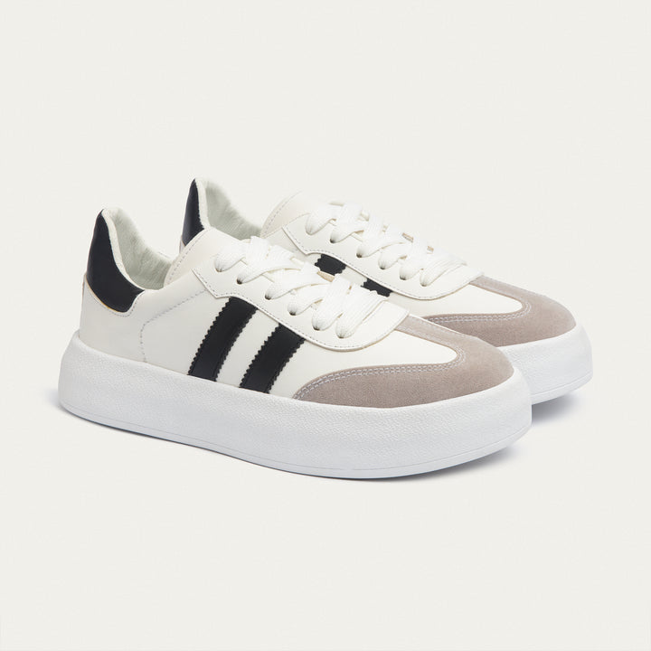 Achilles|G-Sneakers Pop - White & Black