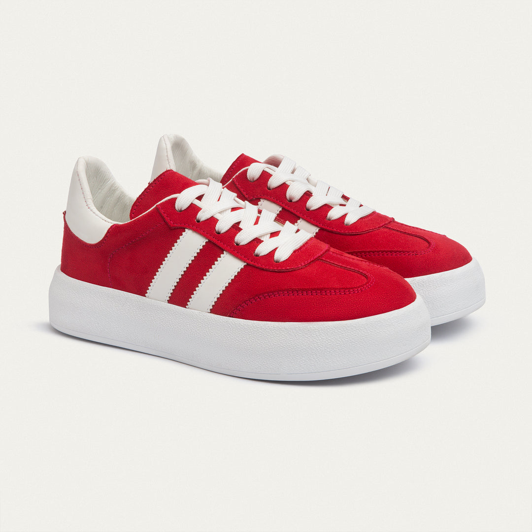 Achilles|G-Sneakers Pop - Red & White