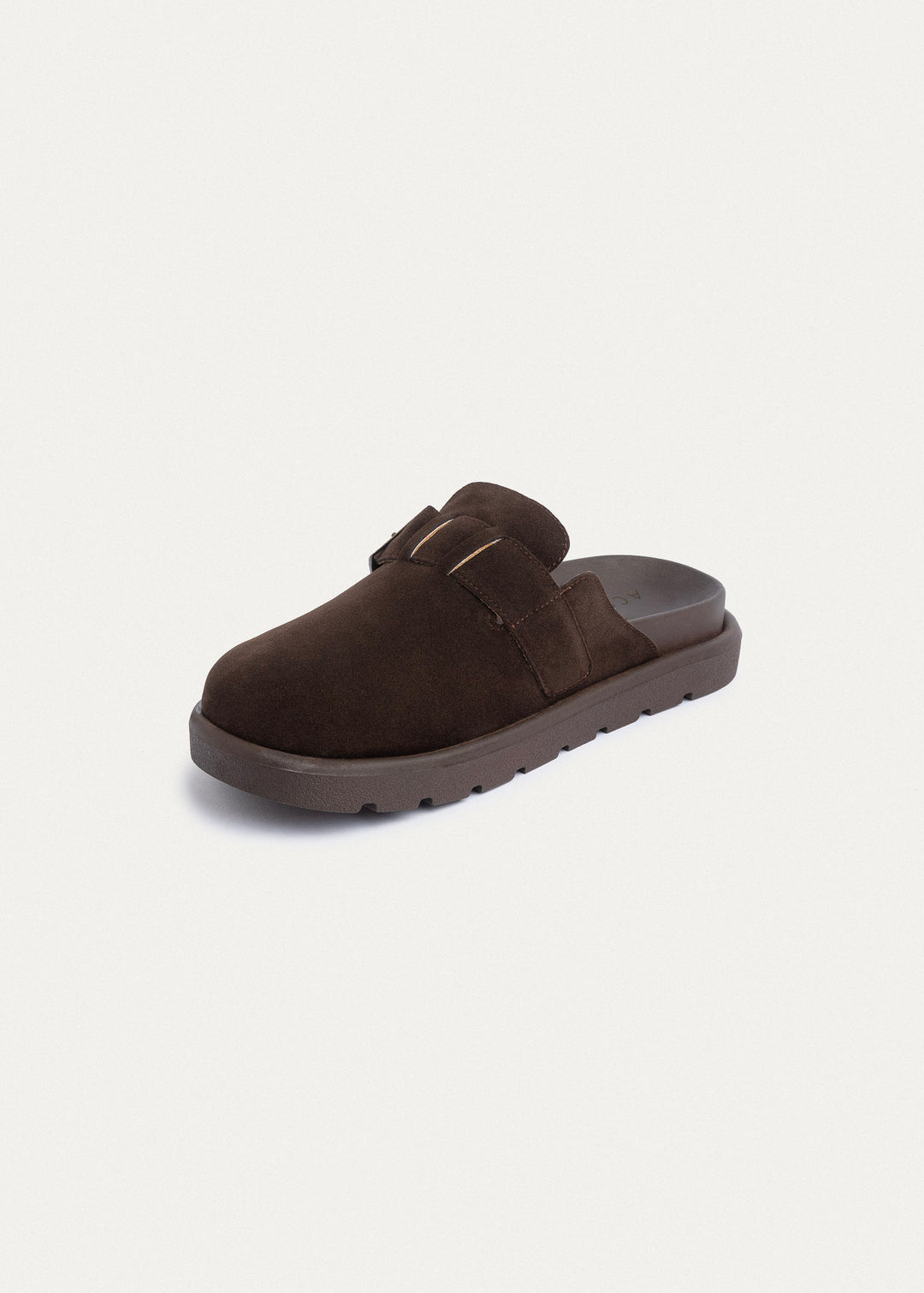 Classic Buckle Clogs | Brown