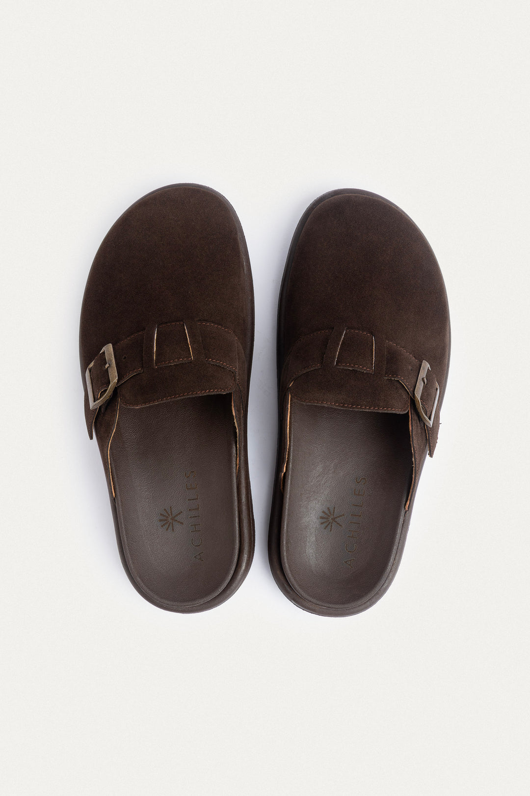 Classic Buckle Clogs | Brown