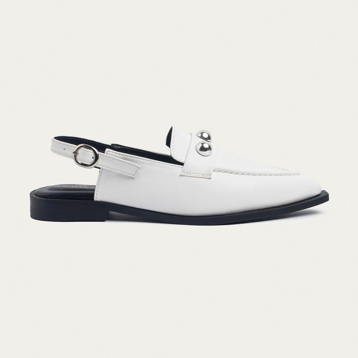 Achilles | Iris Pointed Slingbacks - White