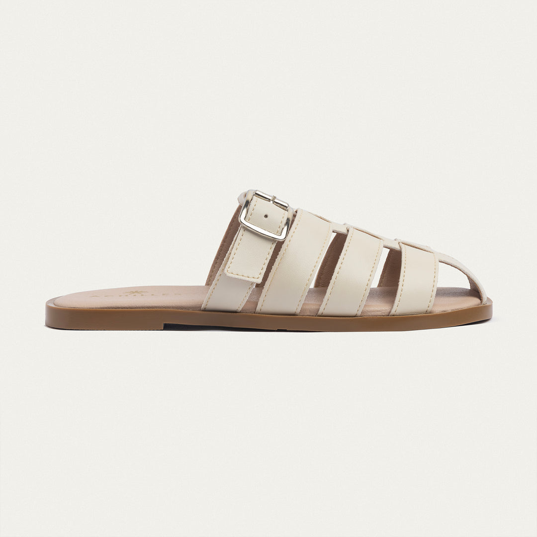 Achilles | Women Coastal Slides - Beige