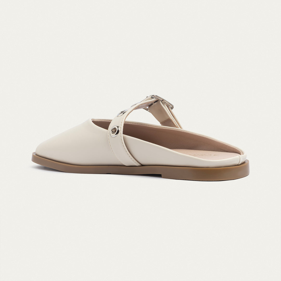 Achilles | Bella Casual Mules - Beige