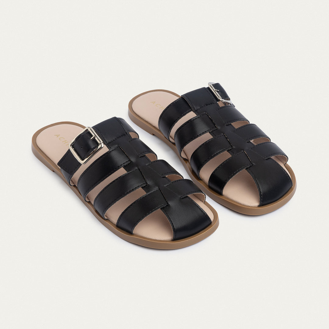 Achilles | Women Coastal Slides - Black