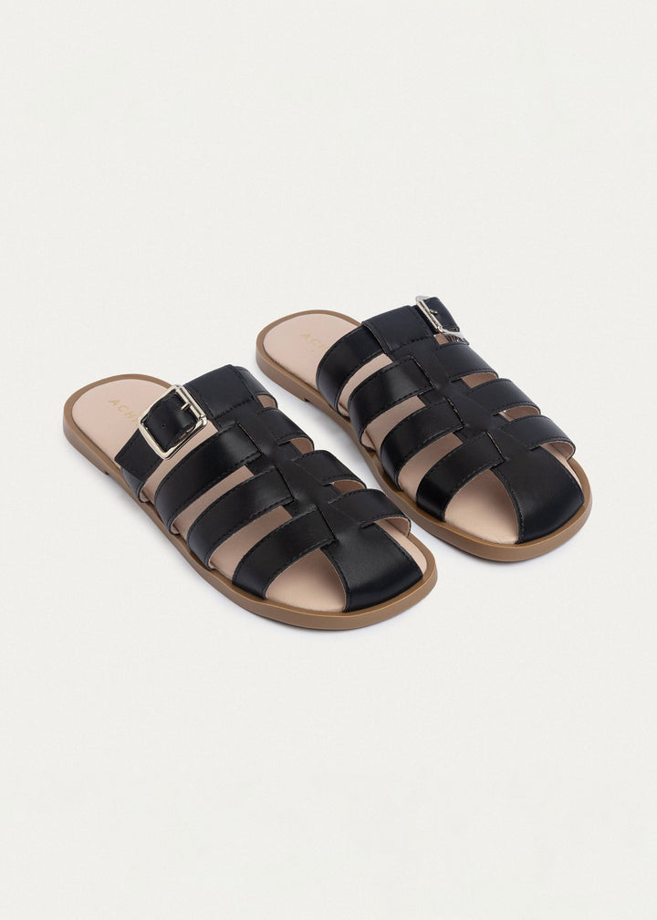 Women Coastal Slides | Black