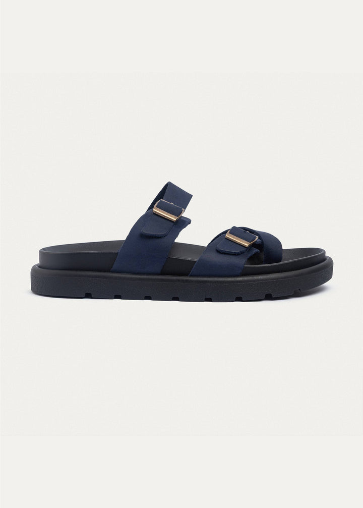 Achilles| Urban Nomad Sandals - Navy Blue