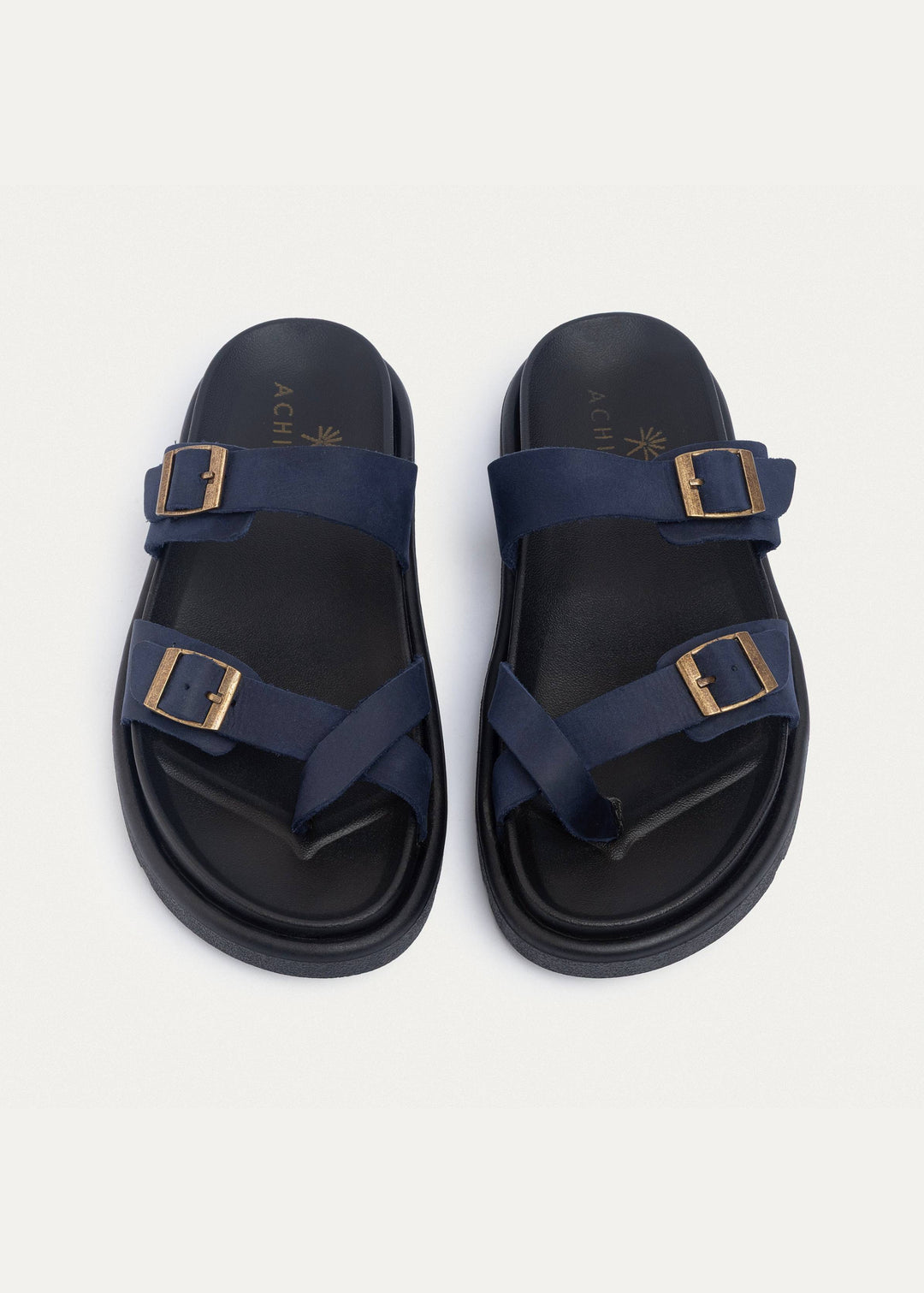 Achilles| Urban Nomad Sandals - Navy Blue