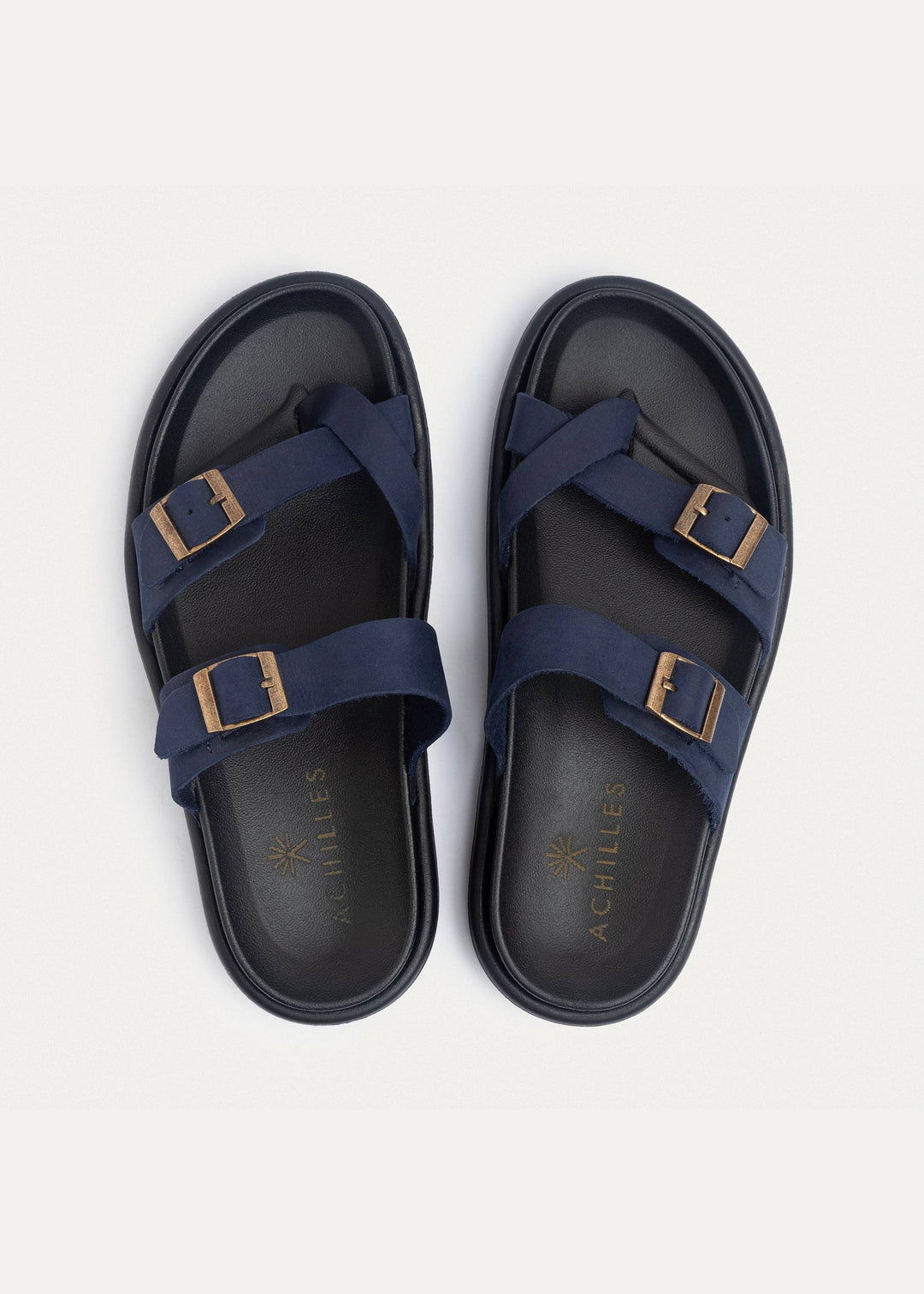 Achilles| Urban Nomad Sandals - Navy Blue