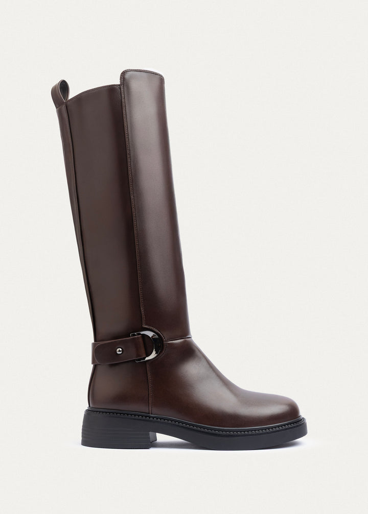 Crest Tall Boots | Brown