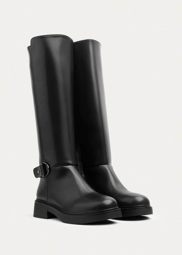 Crest Tall Boots | Black