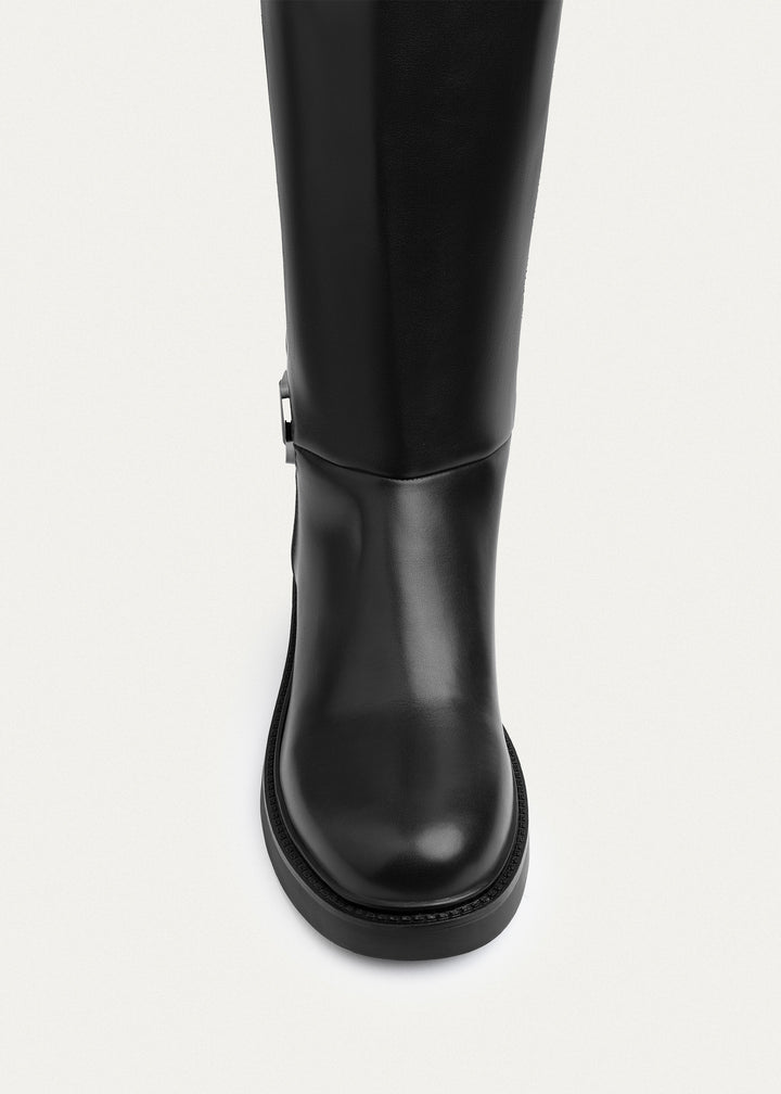 Crest Tall Boots | Black
