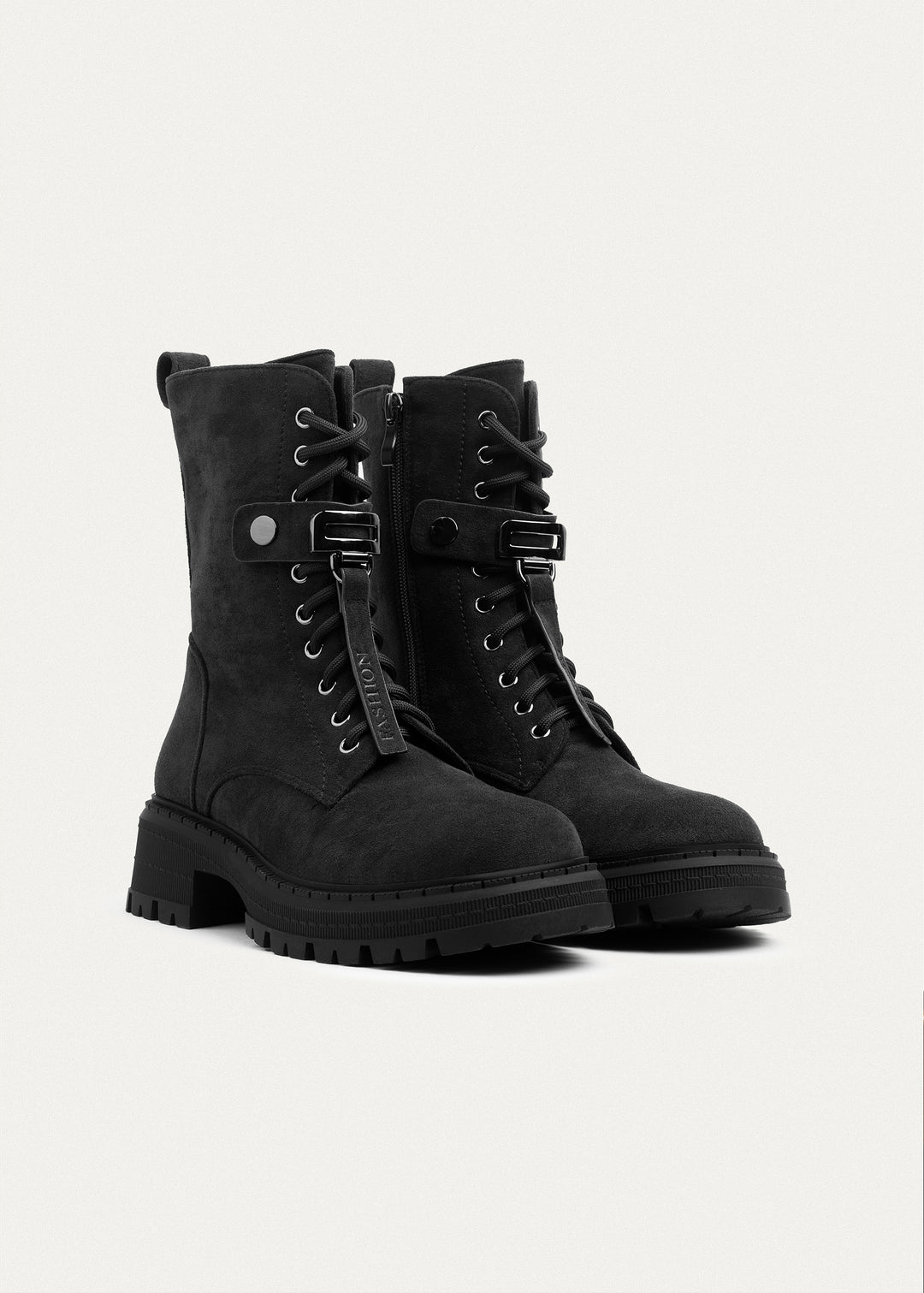 Rover Lace-Up Boots | Black