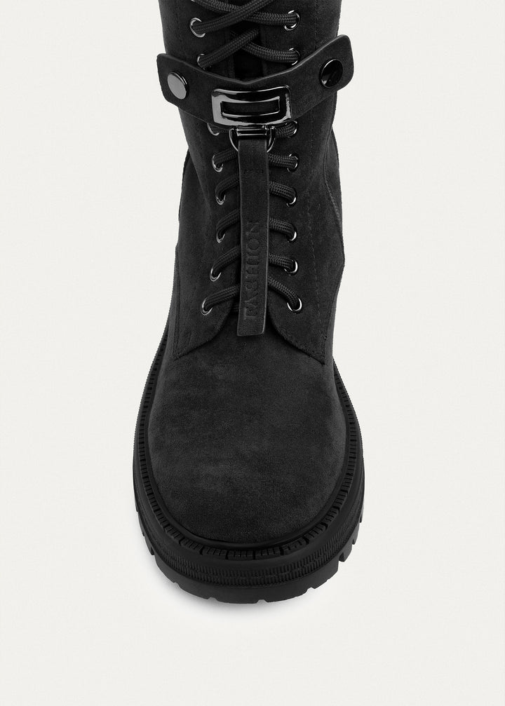 Rover Lace-Up Boots | Black