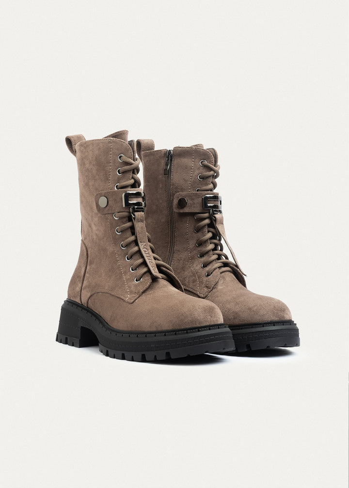 Rover Lace-Up Boots | Mocha Brown