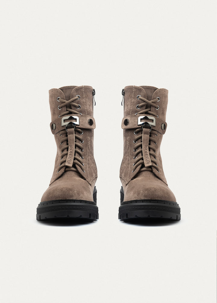 Rover Lace-Up Boots | Mocha Brown