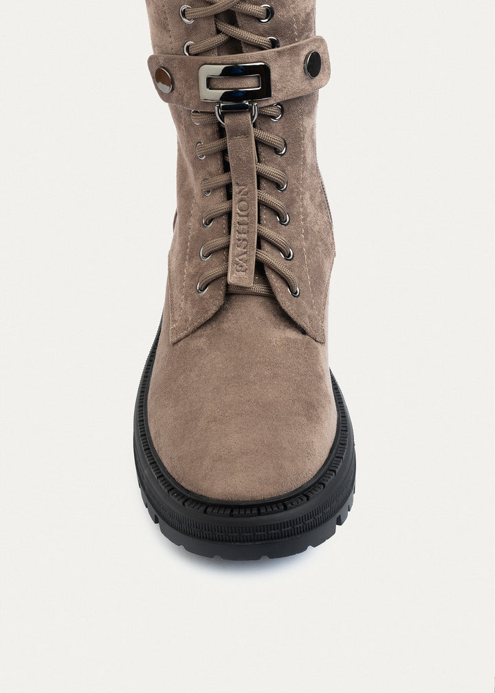 Rover Lace-Up Boots | Mocha Brown