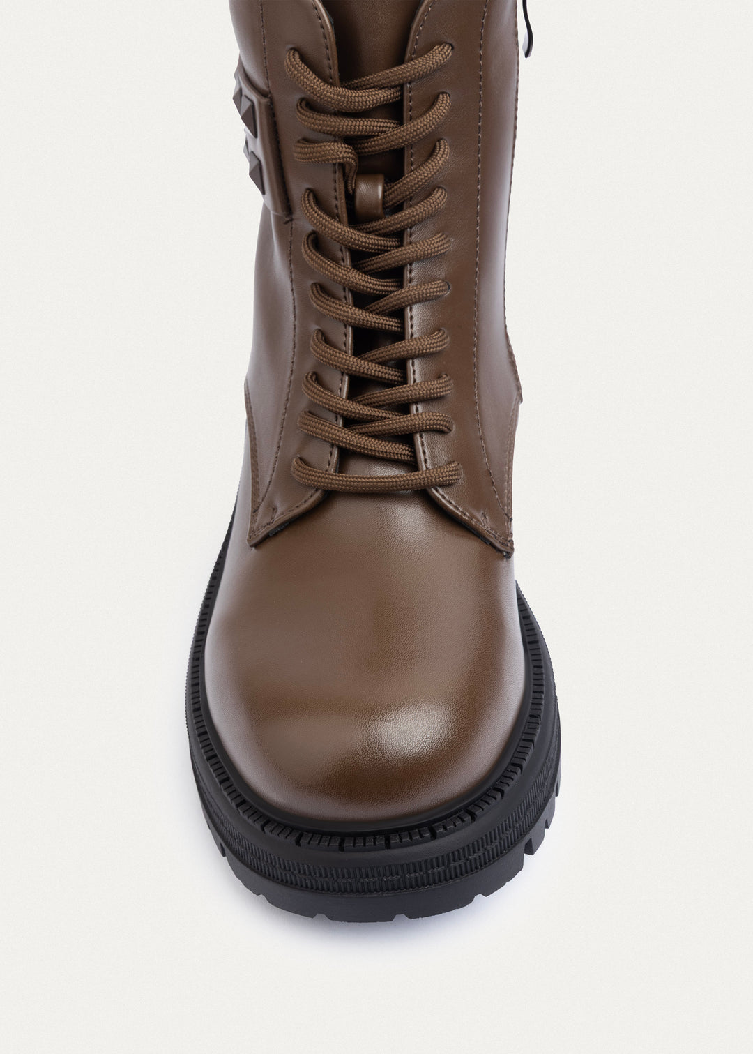 Frontier Lace-Up Boots| Mocha Brown
