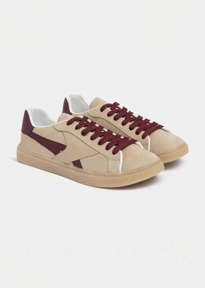 Achilles| G-Sneakers Chic Motion 2.0 - Beige & Burgundy