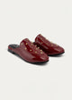Estrella Mules | Crimson Red
